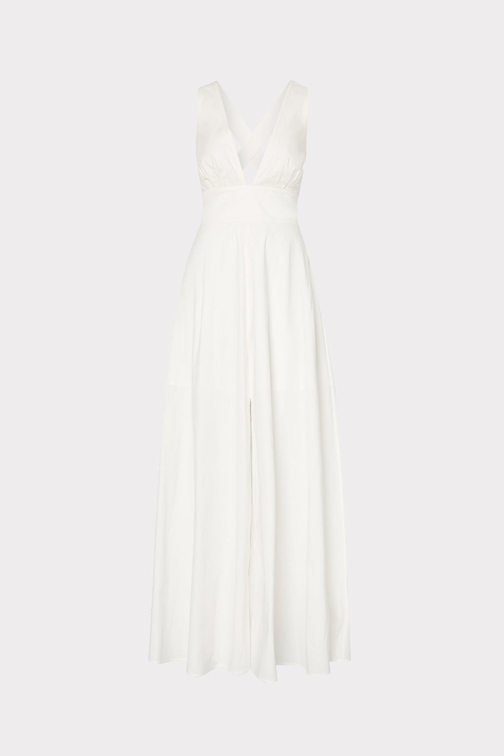 Catarina Poplin Maxi Dress - White