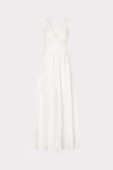 Catarina Poplin Maxi Dress - White