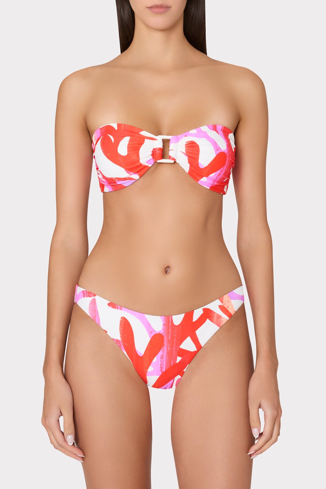 Margot Italian Under The Sea Bikini Bottom - Pink Multi