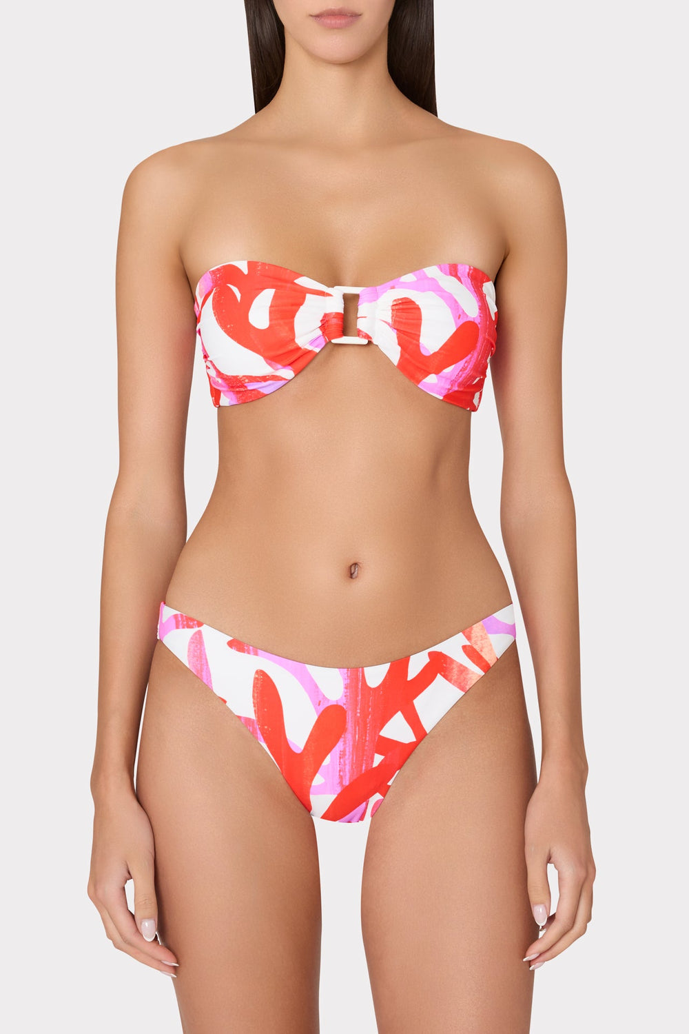 Margot Italian Under The Sea Bikini Bottom - Pink Multi