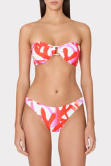 Margot Italian Under The Sea Bikini Bottom - Pink Multi