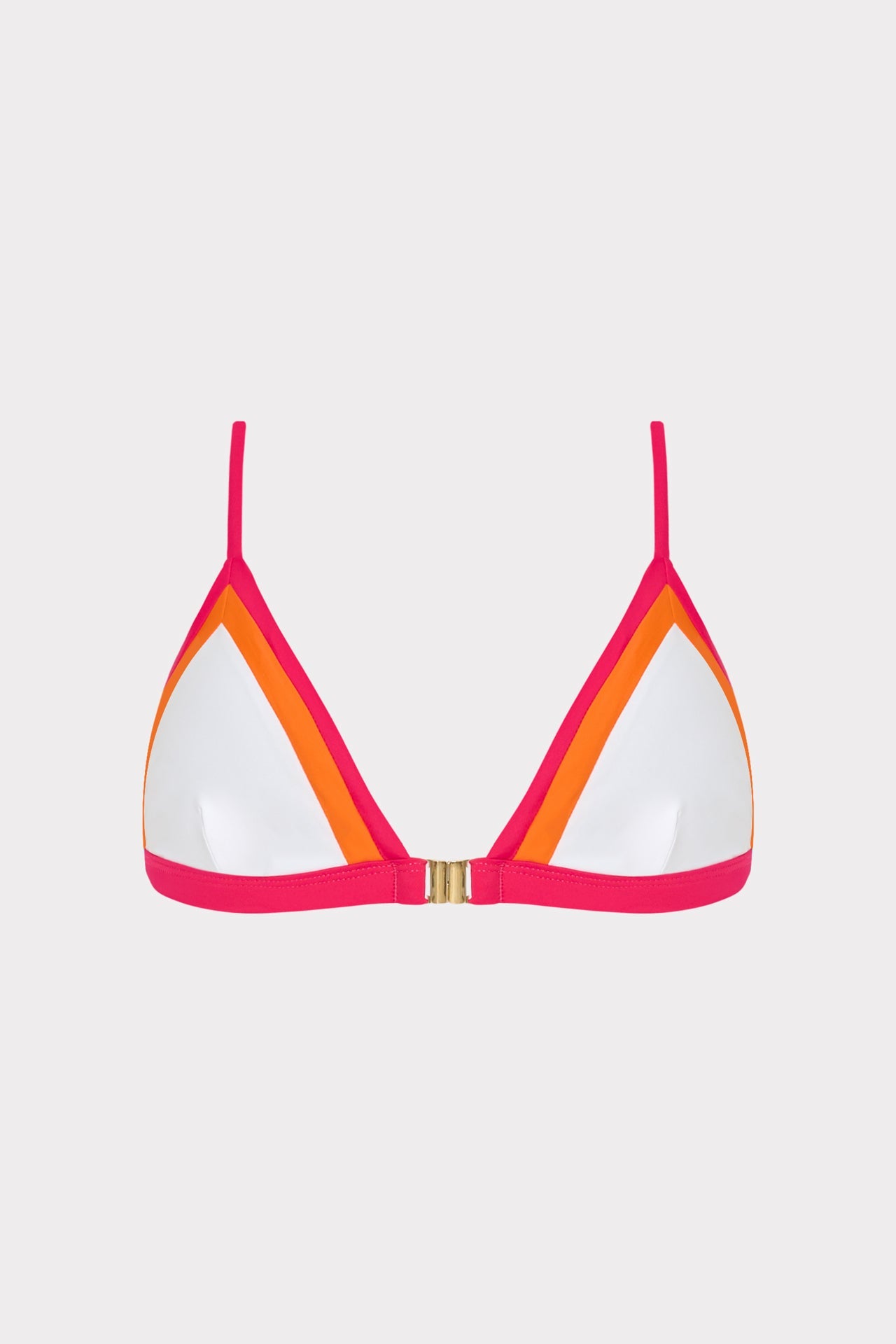 Positano Color Block Bikini Top - Pink Multi