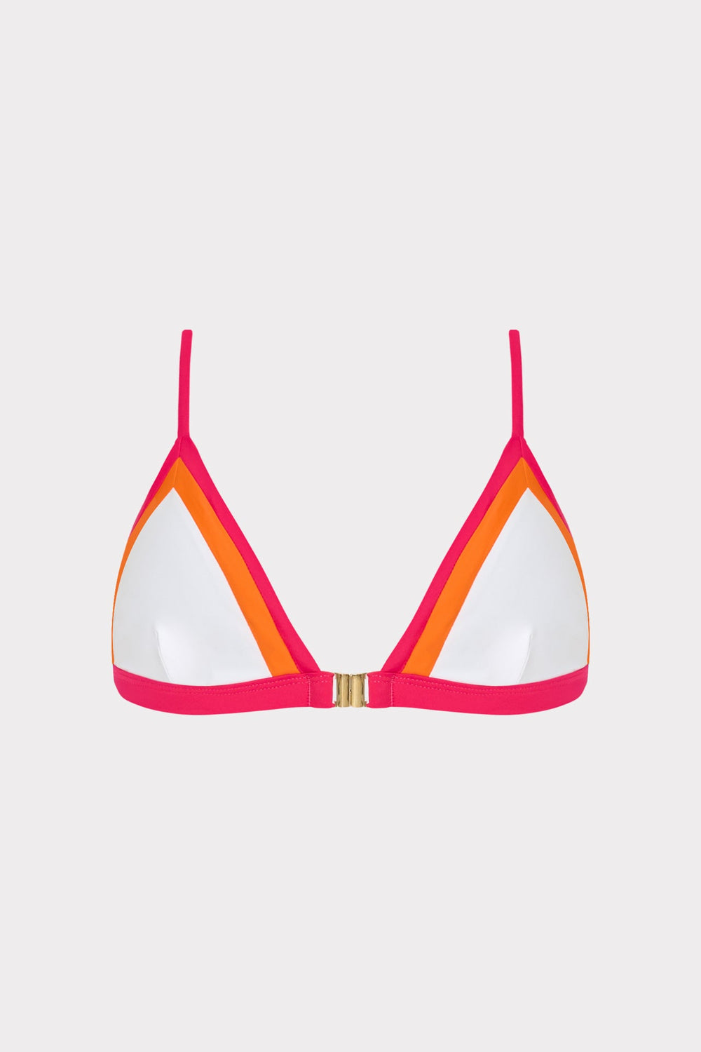 Positano Color Block Bikini Top - Pink Multi