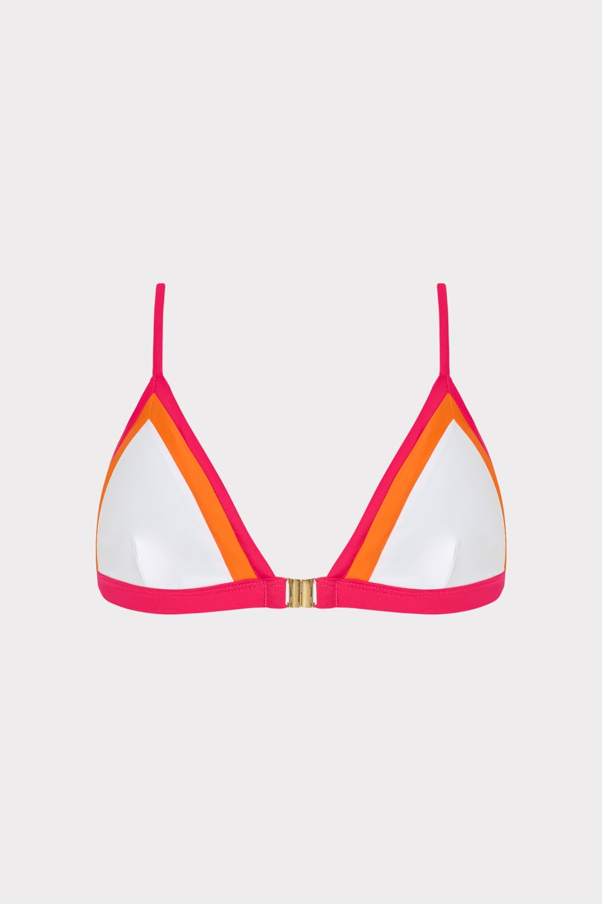 Positano Color Block Bikini Top - Pink Multi