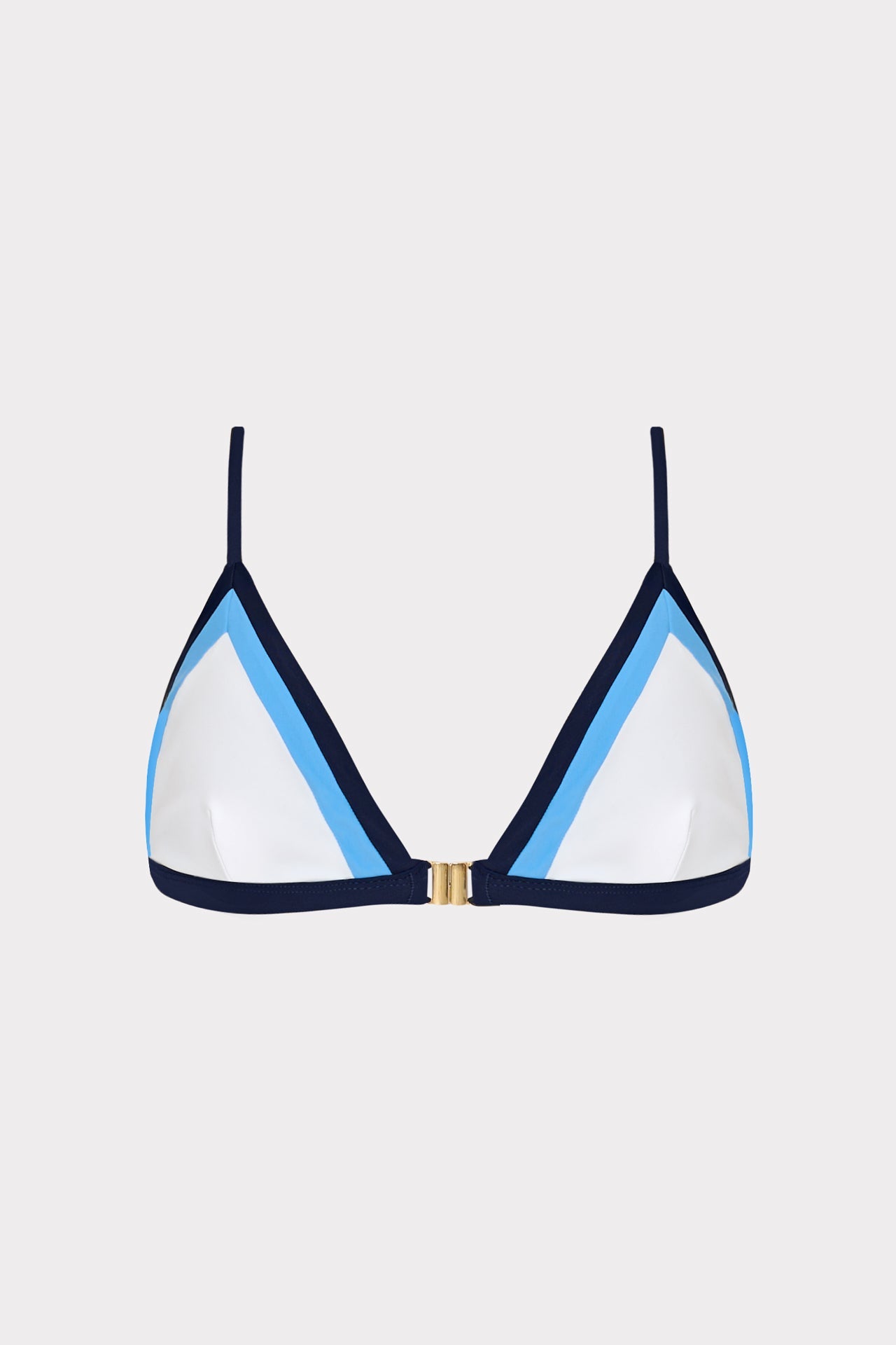 Positano Color Block Bikini Top - Navy Multi