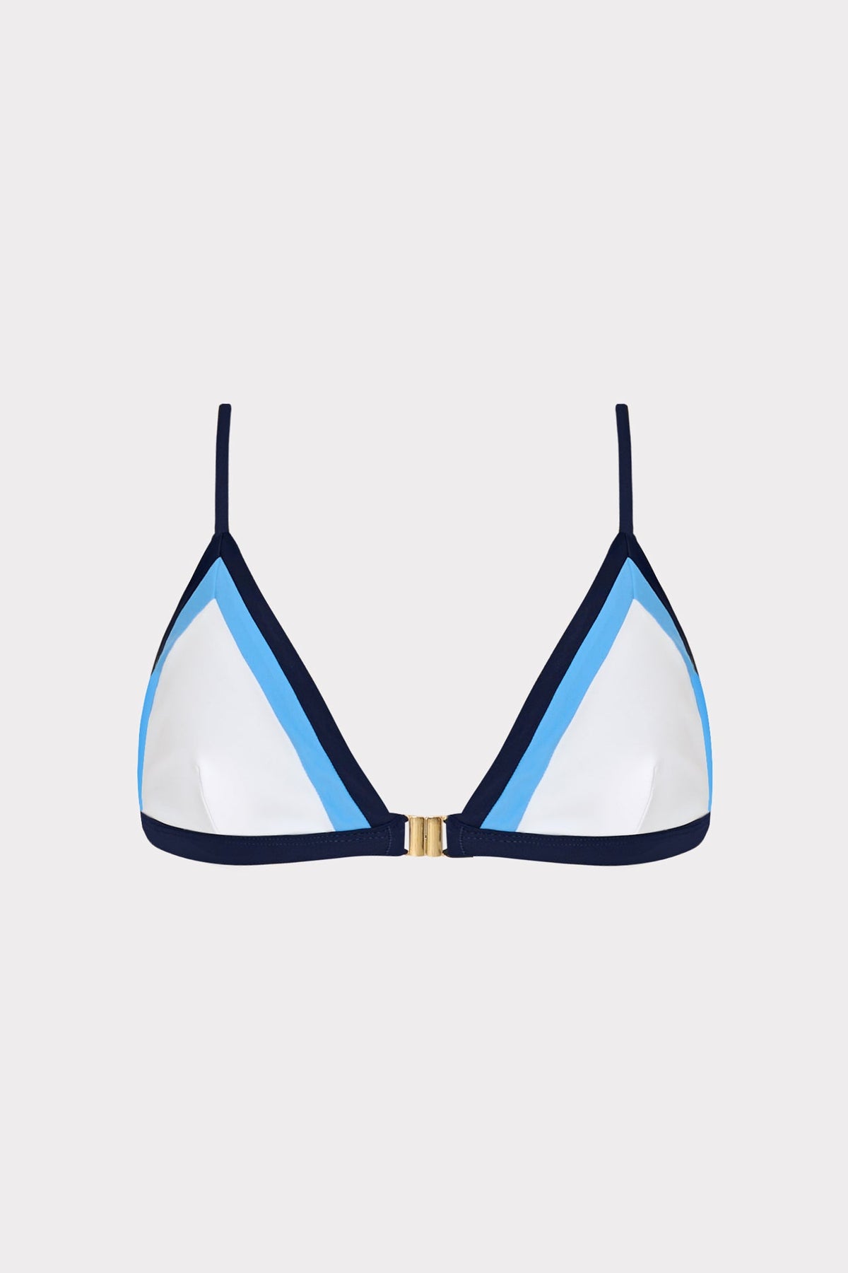 Positano Color Block Bikini Top - Navy Multi