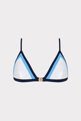 Positano Color Block Bikini Top - Navy Multi