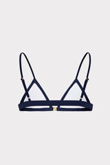 Positano Color Block Bikini Top - Navy Multi