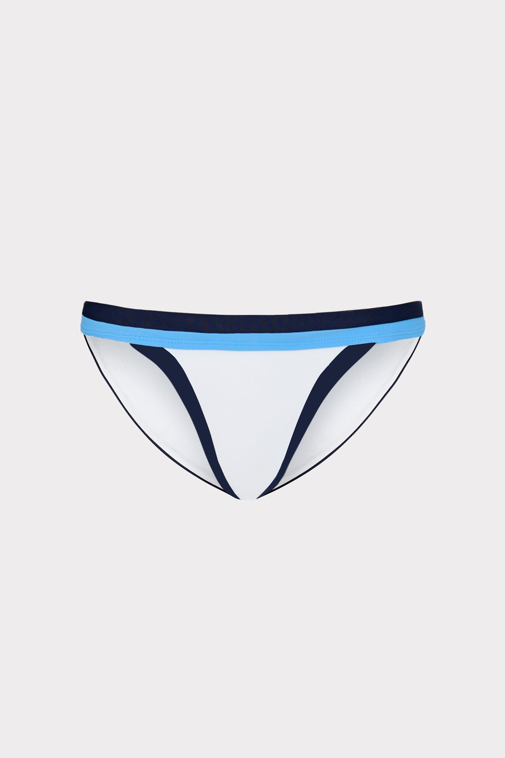 Positano Color Block Bikini Bottom - Navy Multi