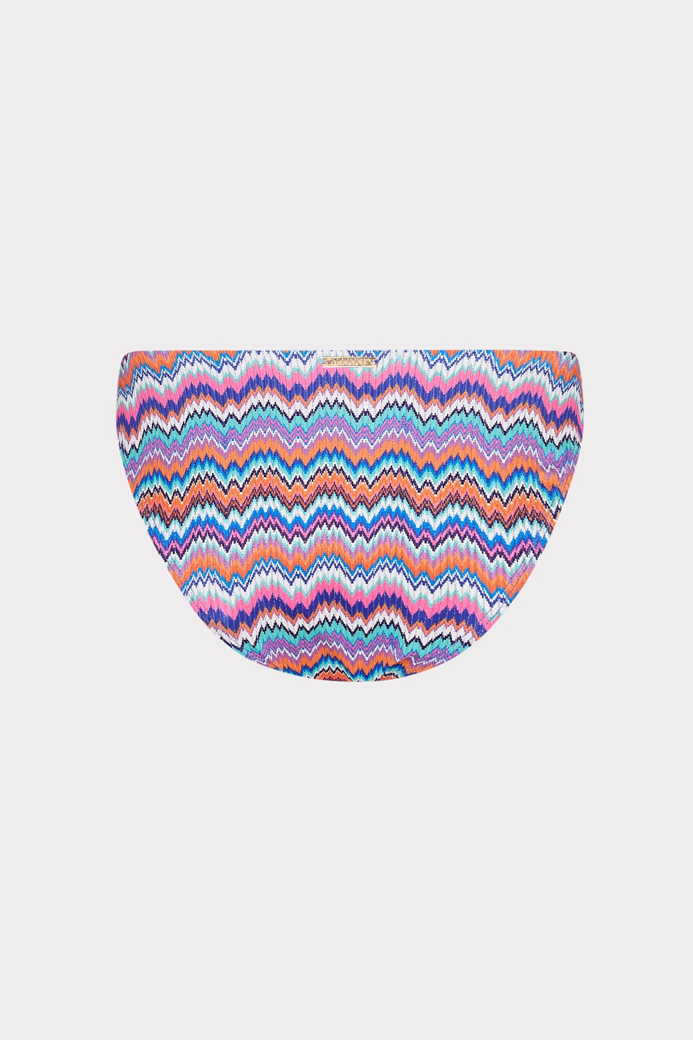Margot Barcelona Metallic Chevron Bikini Bottom - Blue Multi