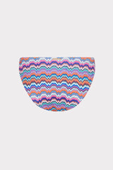 Margot Barcelona Metallic Chevron Bikini Bottom - Blue Multi