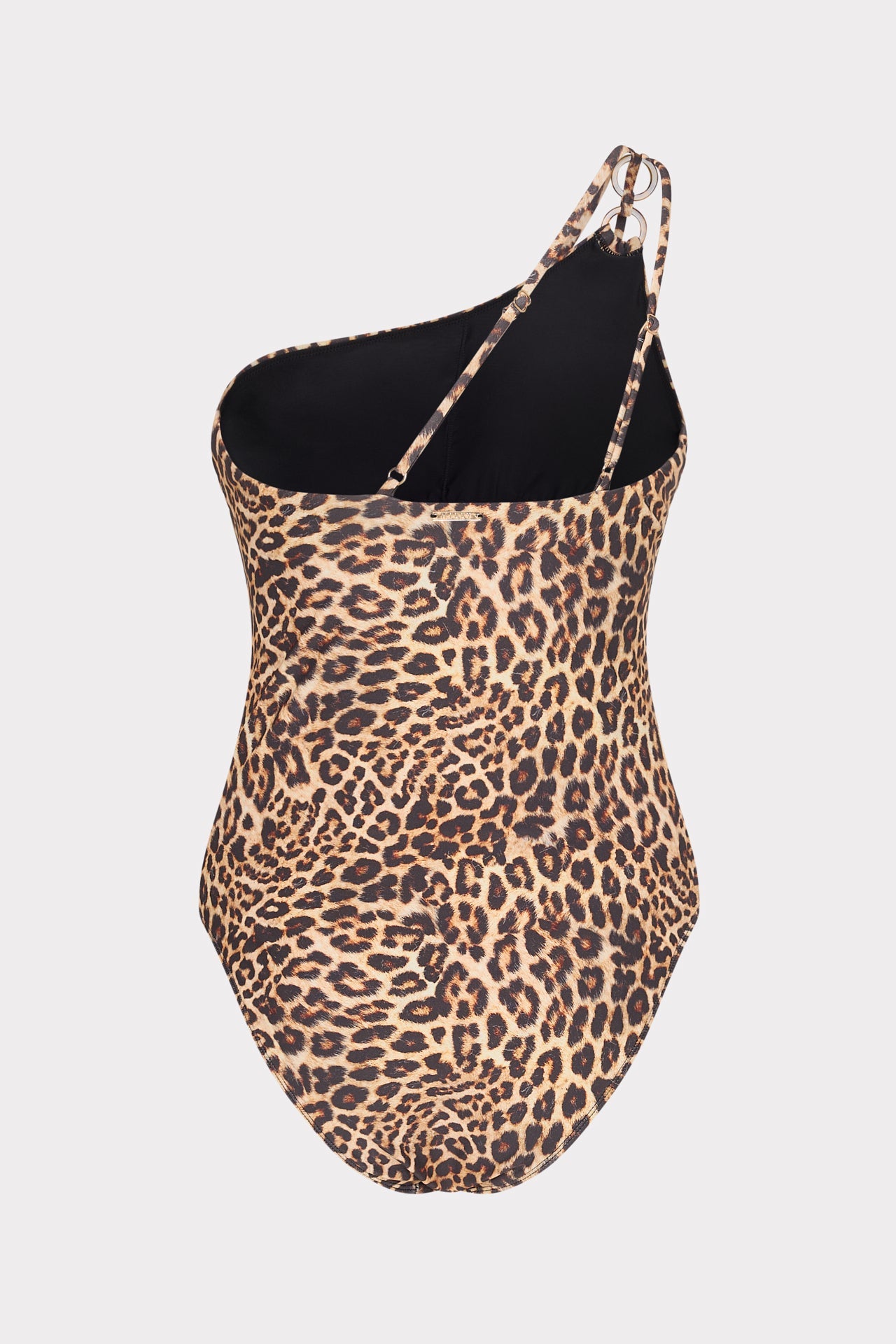 Leopard One Shoulder One Piece - Multi