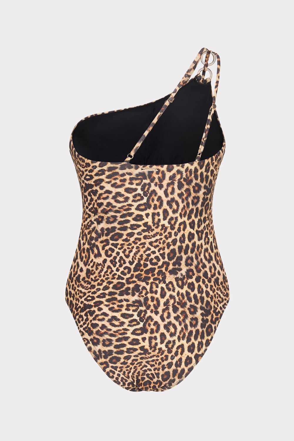 Leopard One Shoulder One Piece - Multi