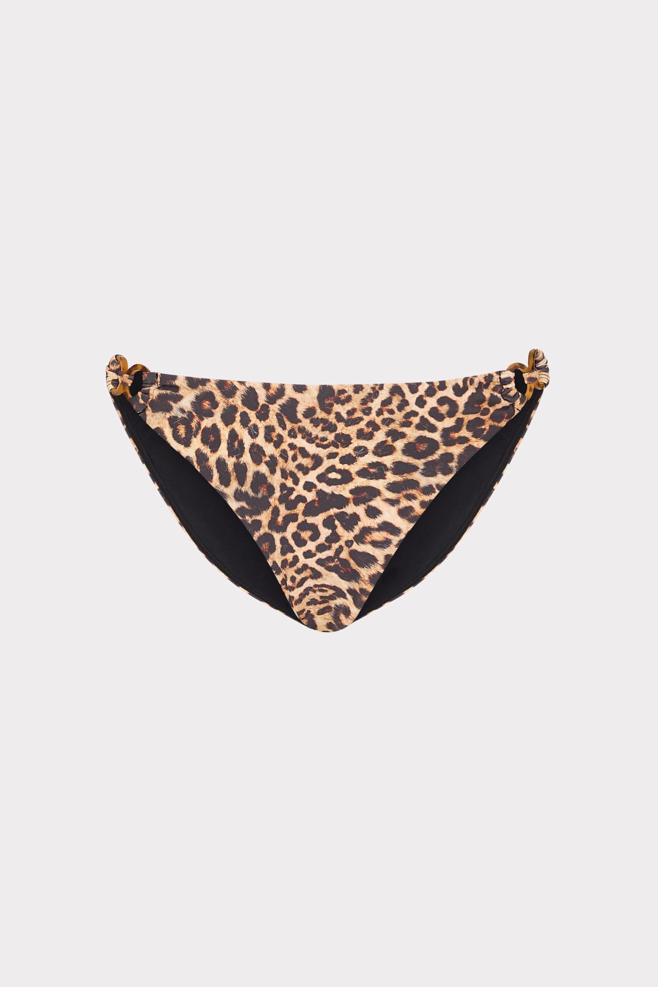 Niki Leopard O-Ring Bikini Bottom - Multi