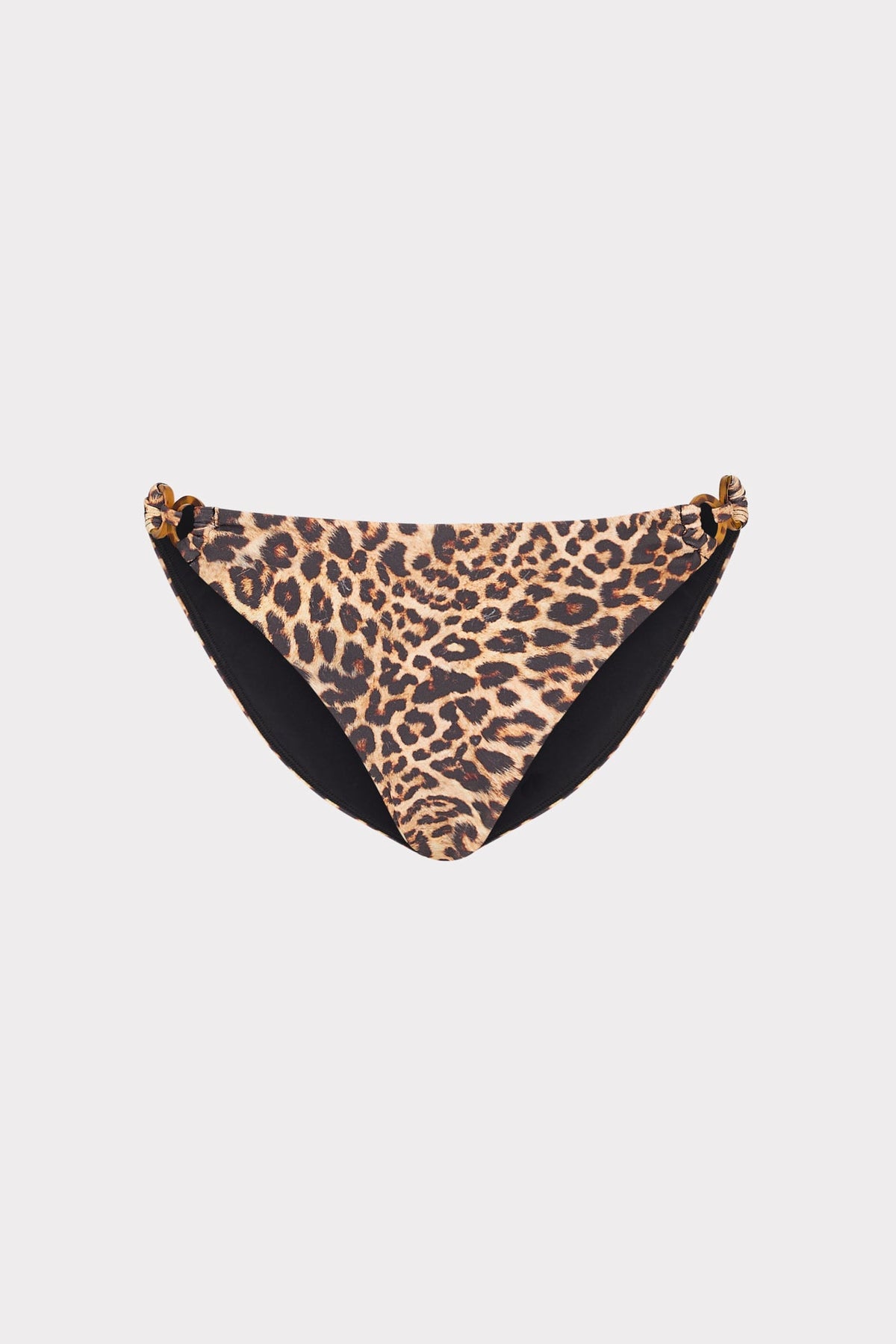 Niki Leopard O-Ring Bikini Bottom - Multi