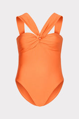 Betsy Bandeau One Piece - Orange