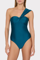 Betsy Bandeau One Piece - Dark Teal