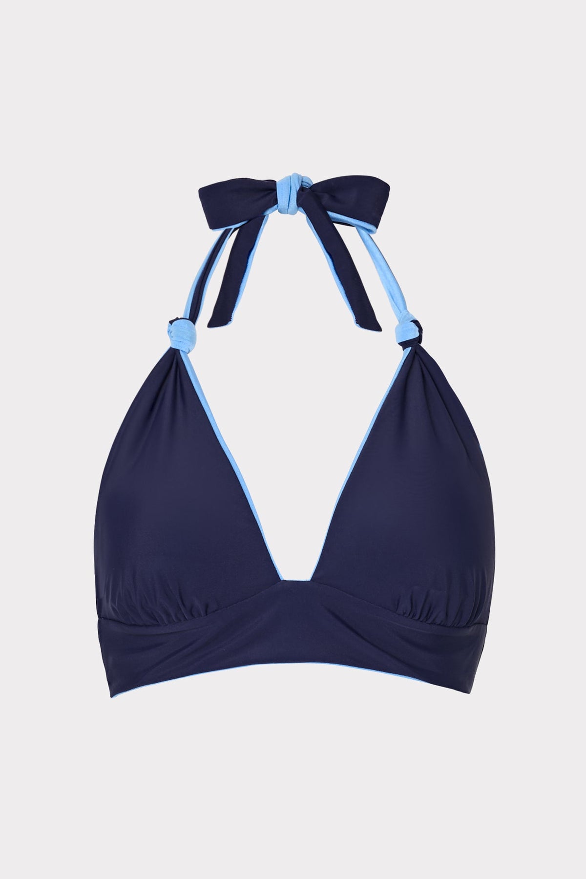 Scala Reversible Bikini Top - Mineral Blue/Navy