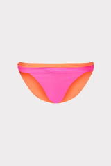 Scala Reversible Bikini Bottom - Pink/Orange