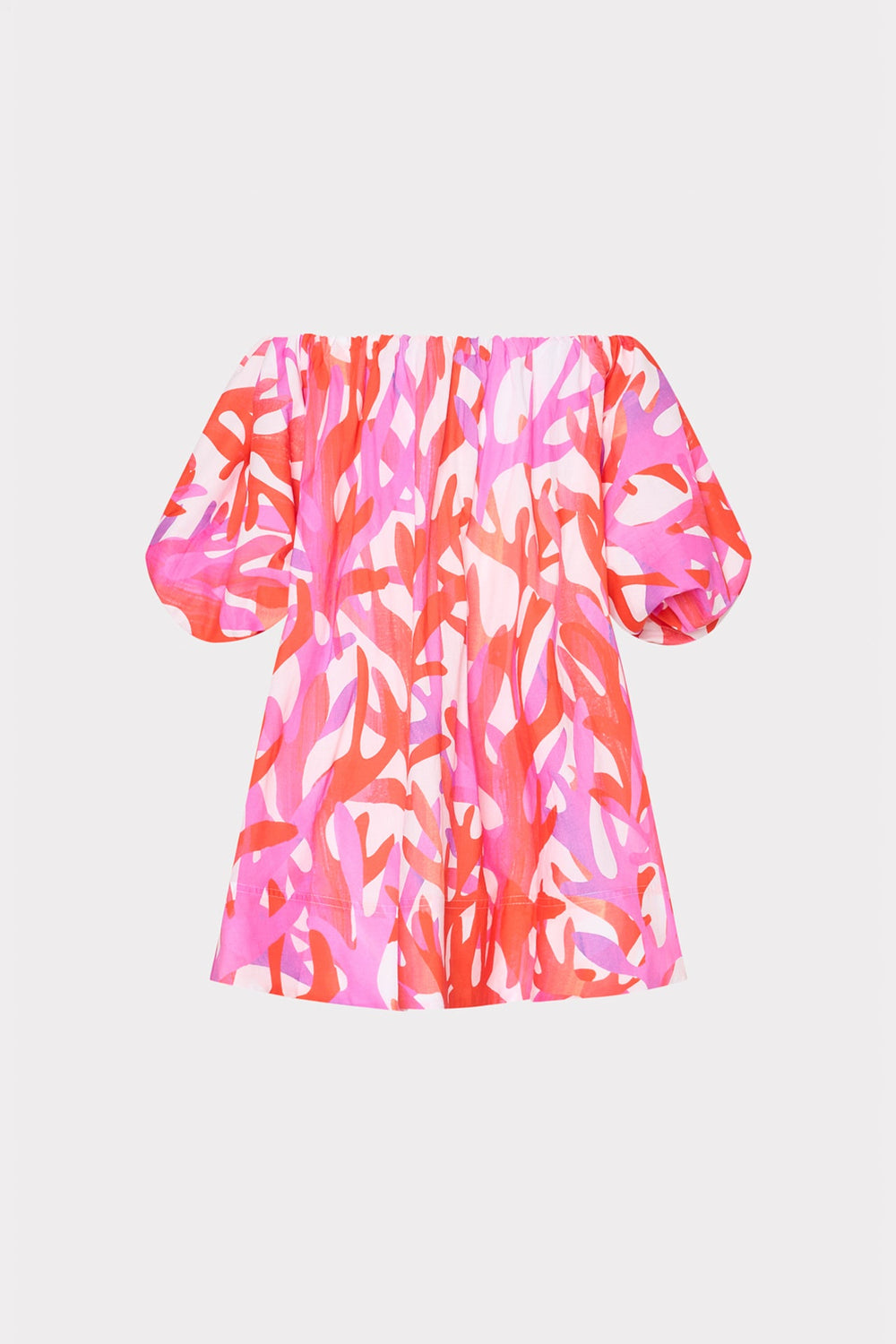 Jamie Under The Sea Off The Shoulder Mini Dress - Pink Multi