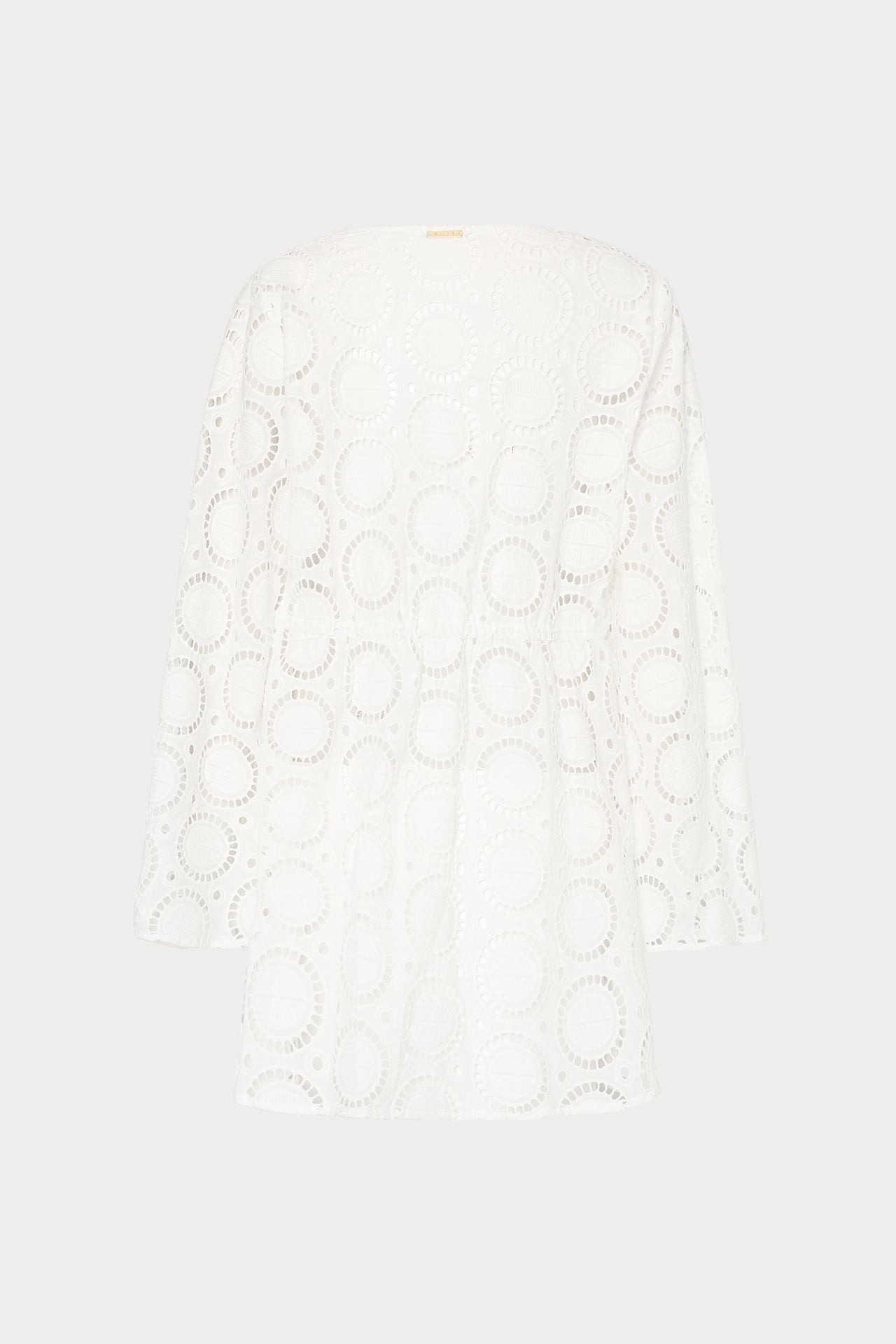 Jessie Geo Eyelet Cover-Up - White