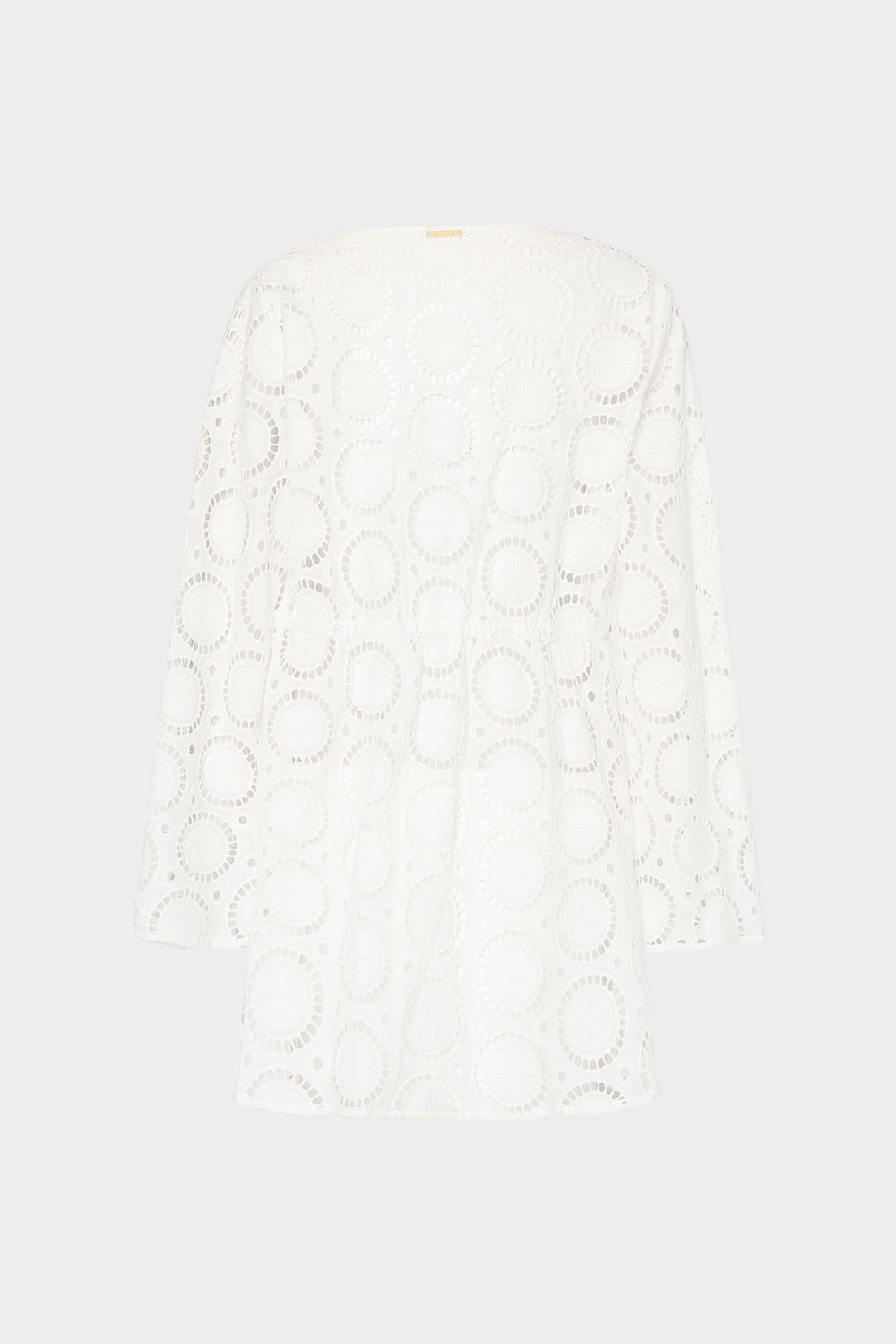 Jessie Geo Eyelet Cover-Up - White