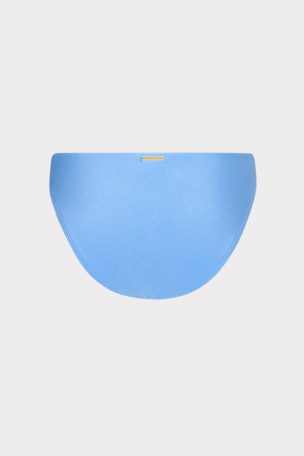 Margot Gloss Bikini Bottom - Mineral Blue