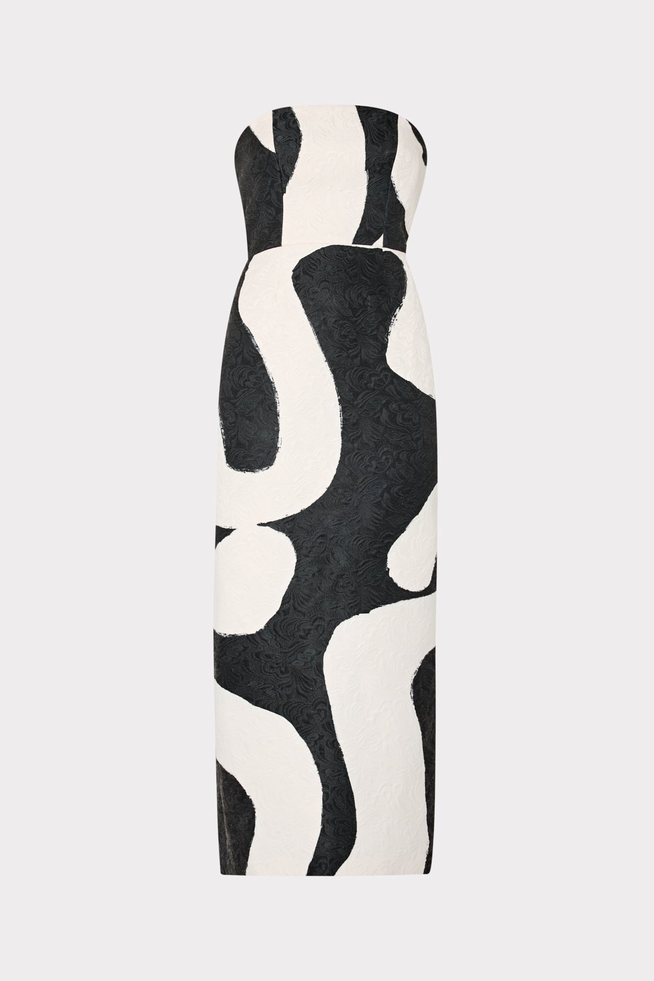 Orion Ink Swirl Dress - Black/White