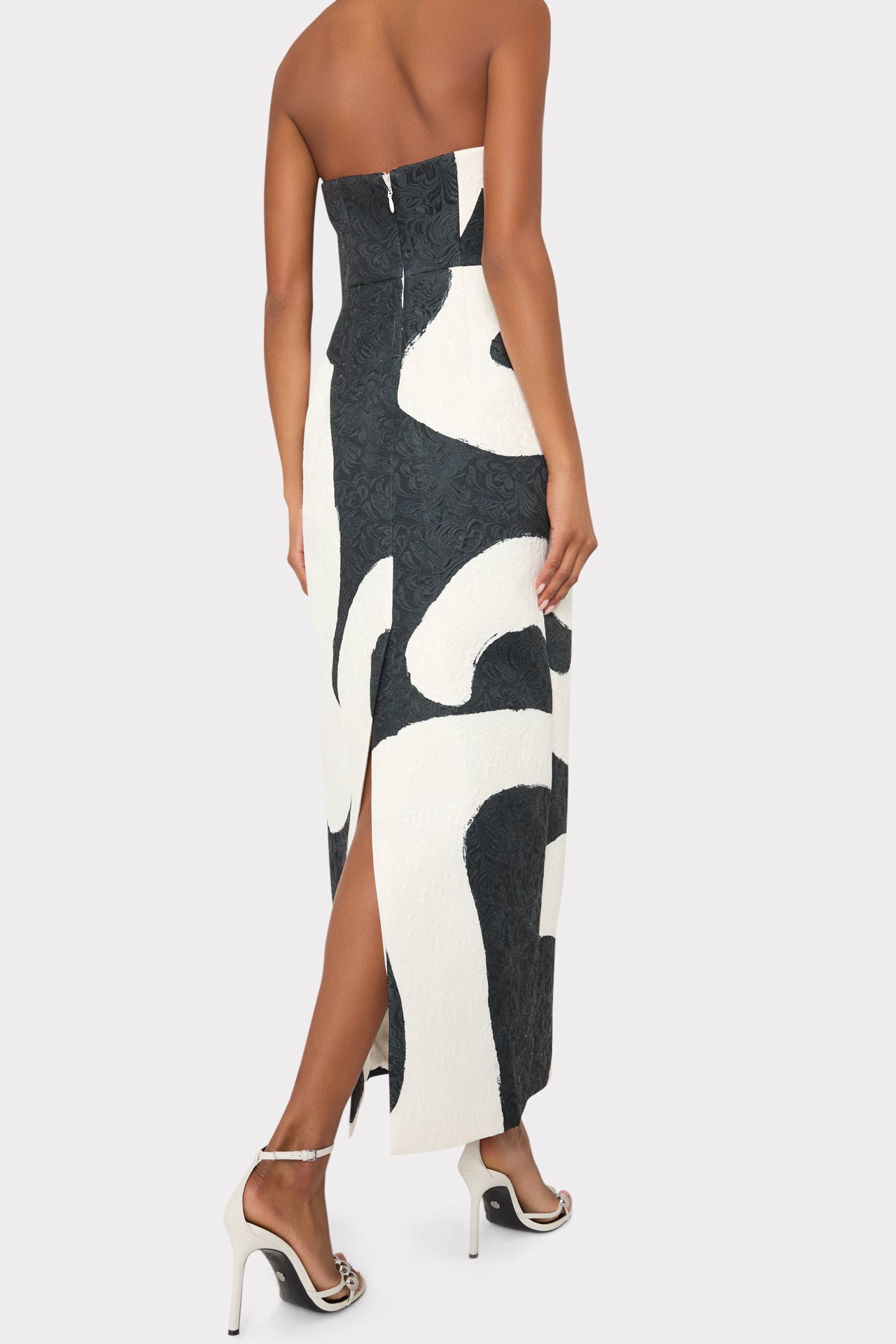 Orion Ink Swirl Dress - Black/White