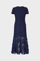Tahlia Lace Dress - Navy