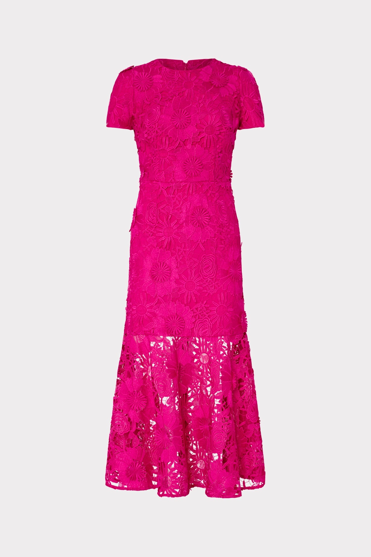 Tahlia Lace Dress - Fuchsia