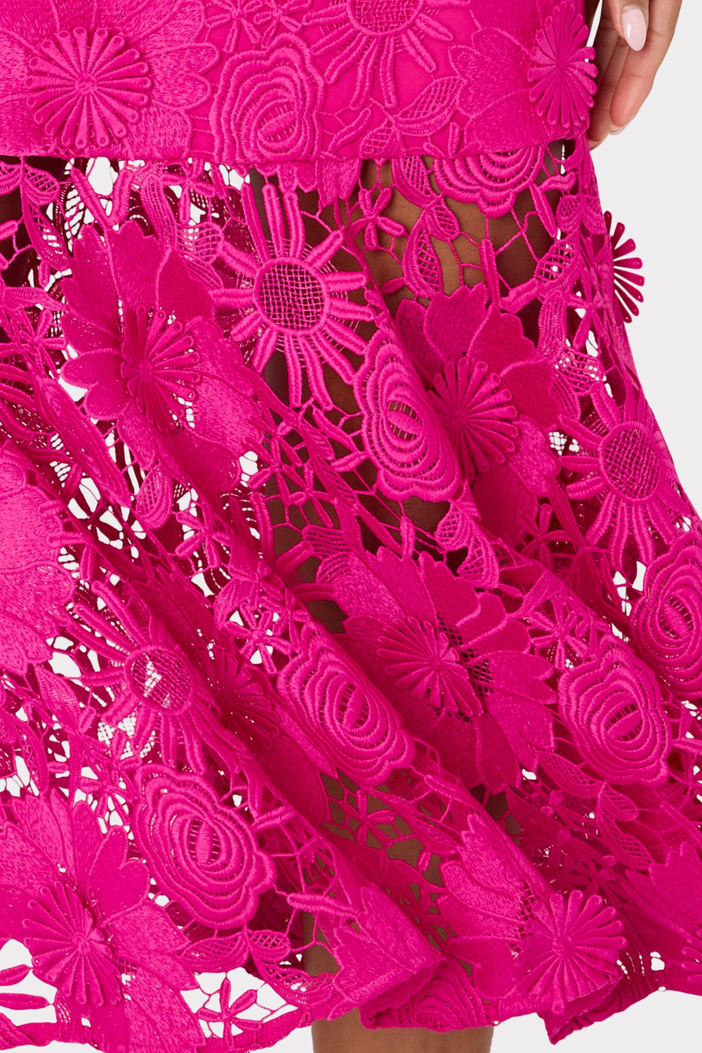 Tahlia Lace Dress - Fuchsia