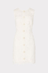 Judy Lace Mini Dress - White