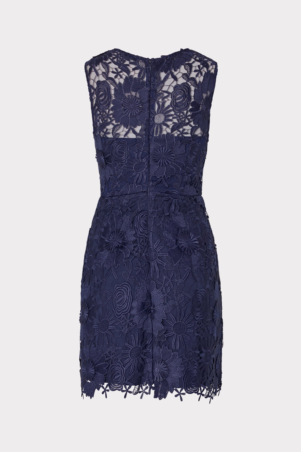 Judy Lace Mini Dress - Navy