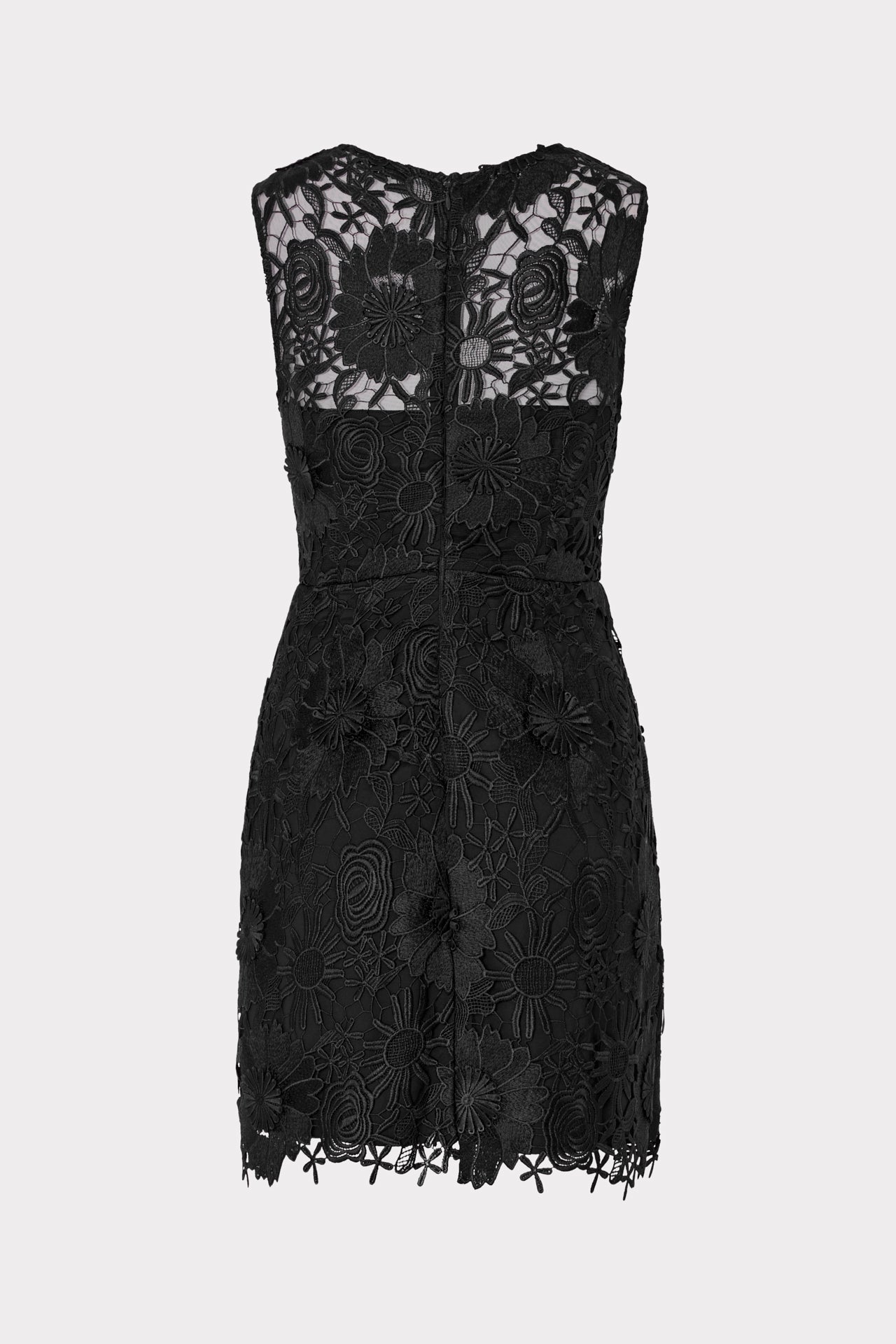 Judy Lace Mini Dress - Black