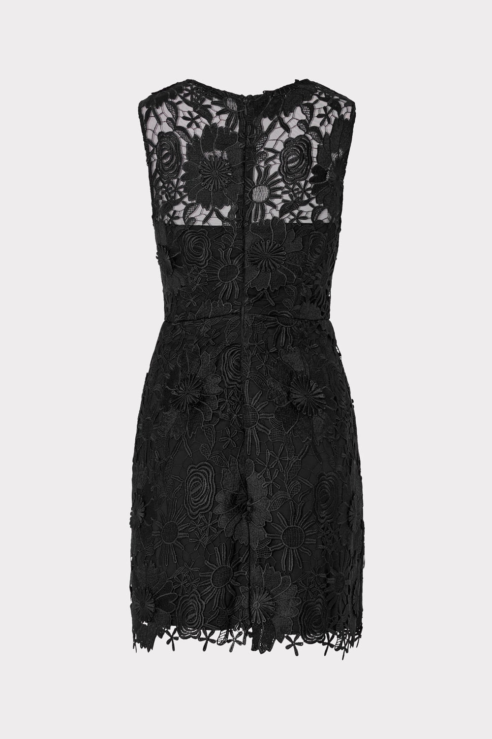Judy Lace Mini Dress - Black