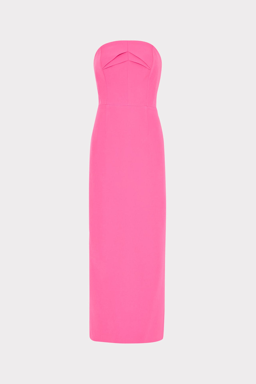 Taylor Triangle Pleat Cady Dress - Pink