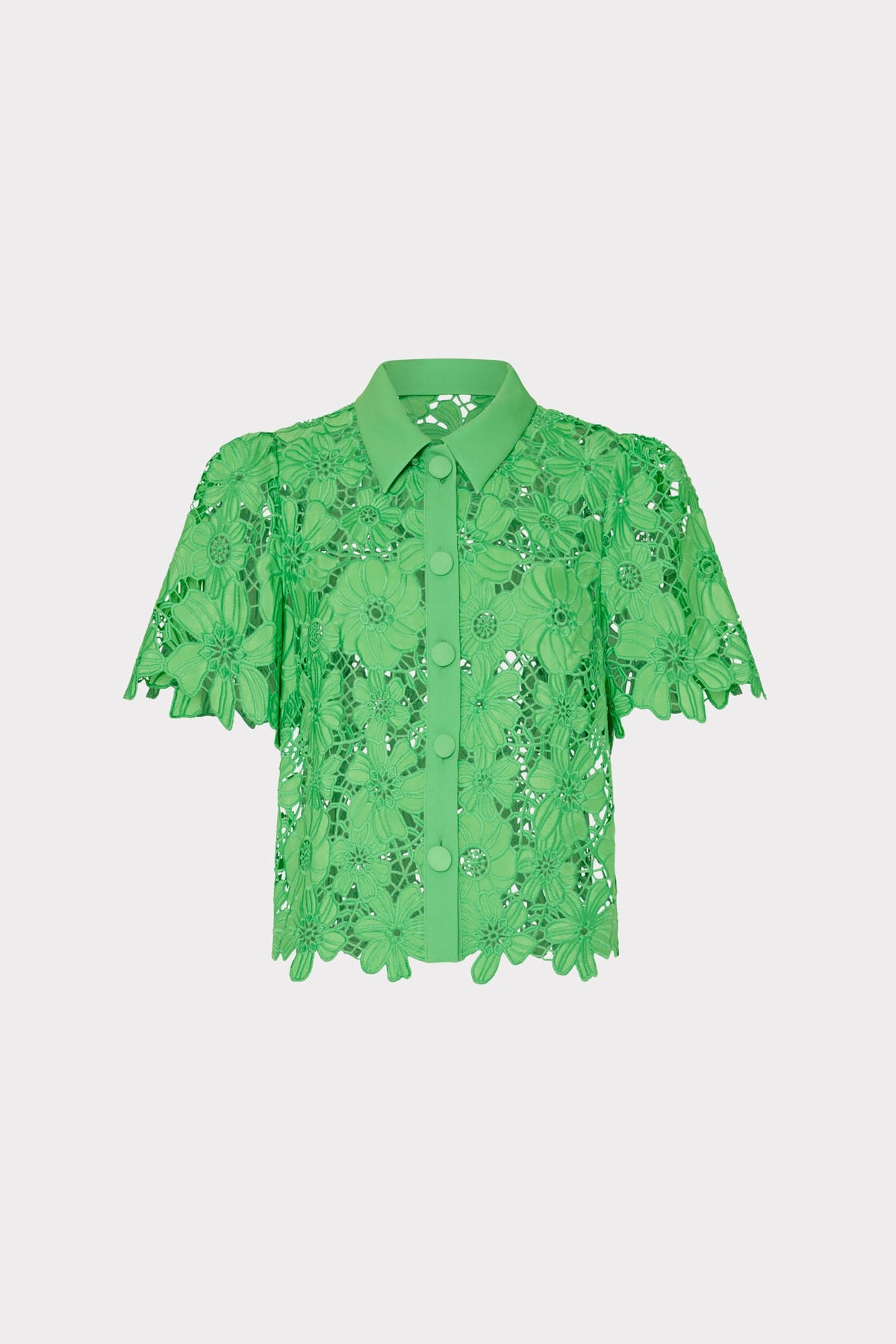 Addison Roja Lace Top - Green
