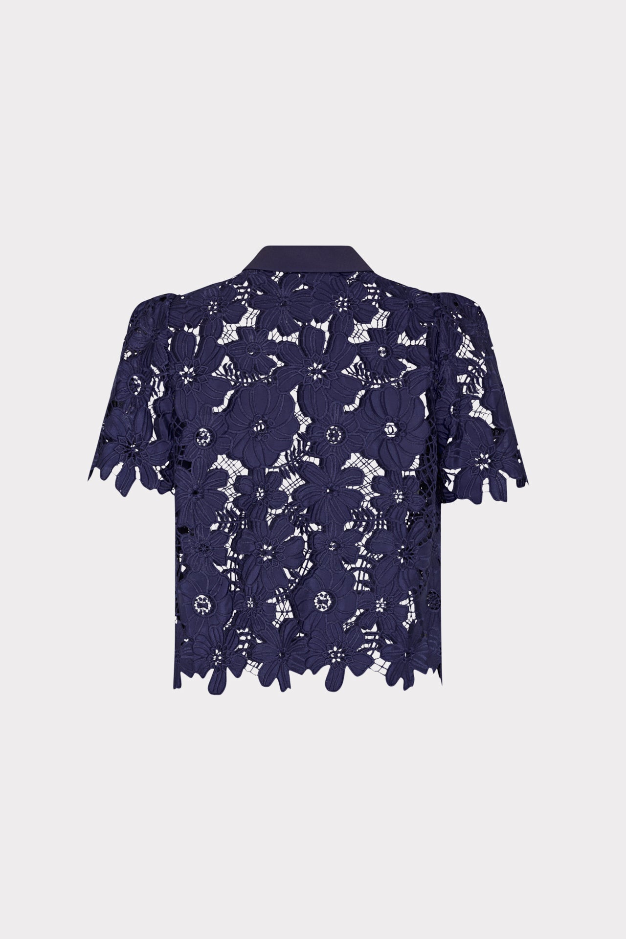 Addison Roja Lace Top - Navy