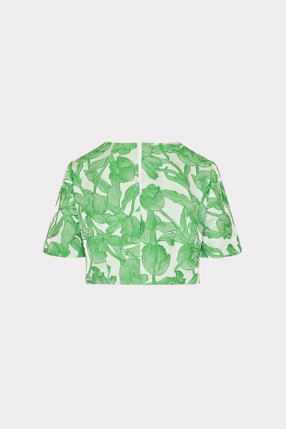 Tulip Jacquard Top - Green Multi