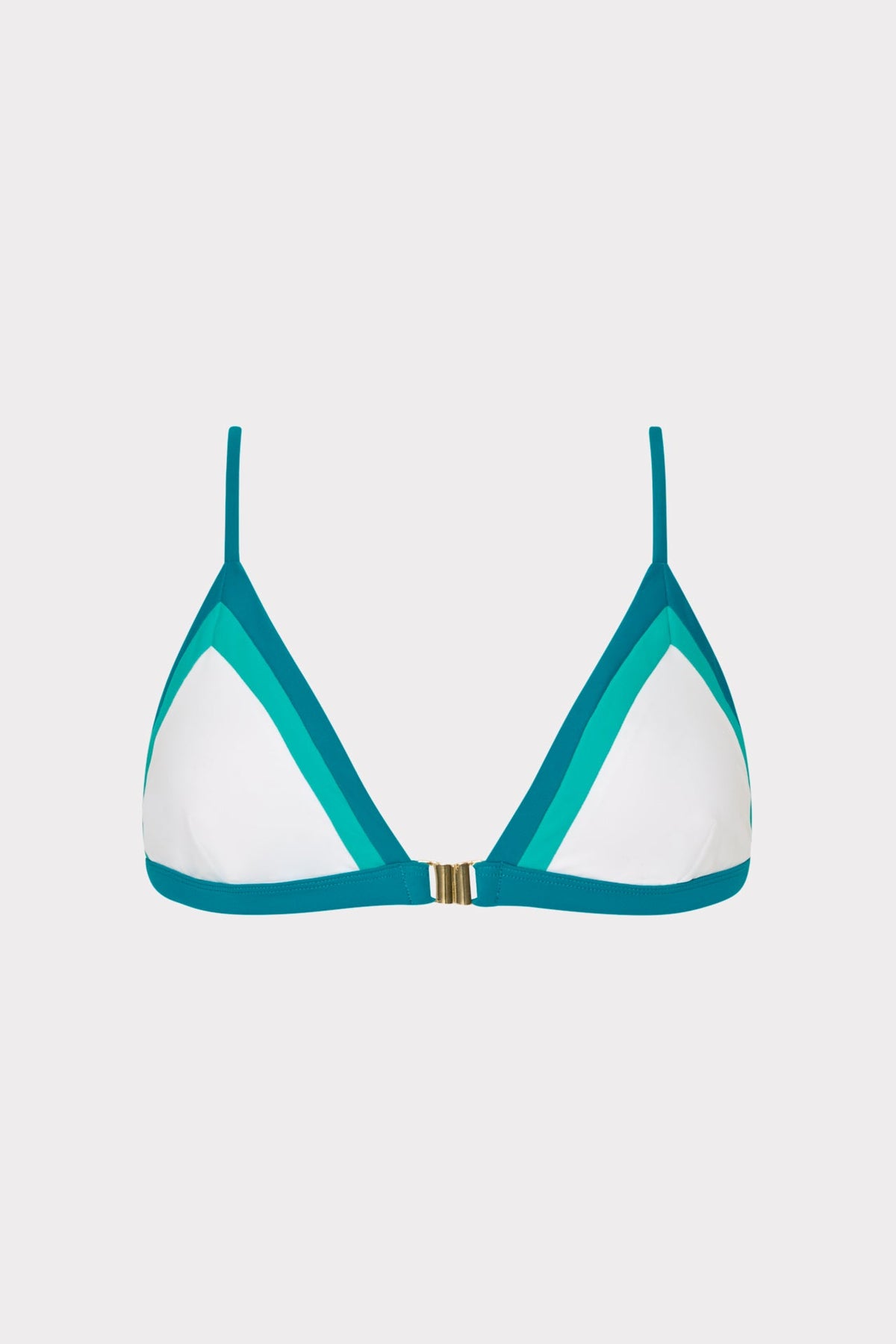 Positano Color Block Bikini Top - Sea Green Multi