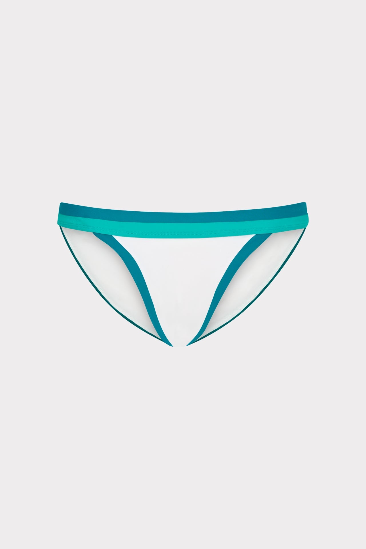 Positano Color Block Bikini Bottom - Sea Green Multi