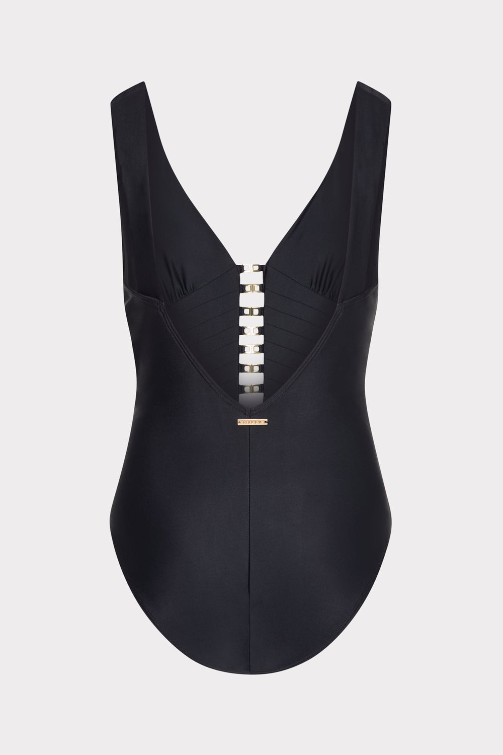 Gold Accent One Piece - Black