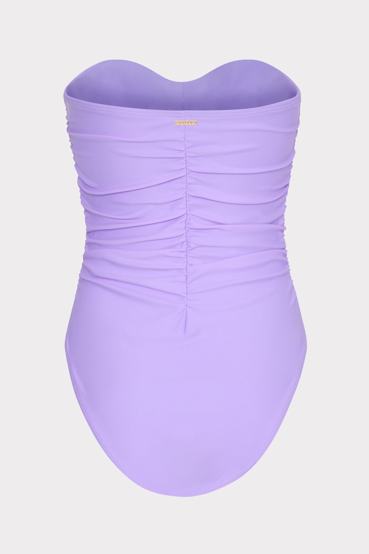 Solid Ruched One Piece - Lilac