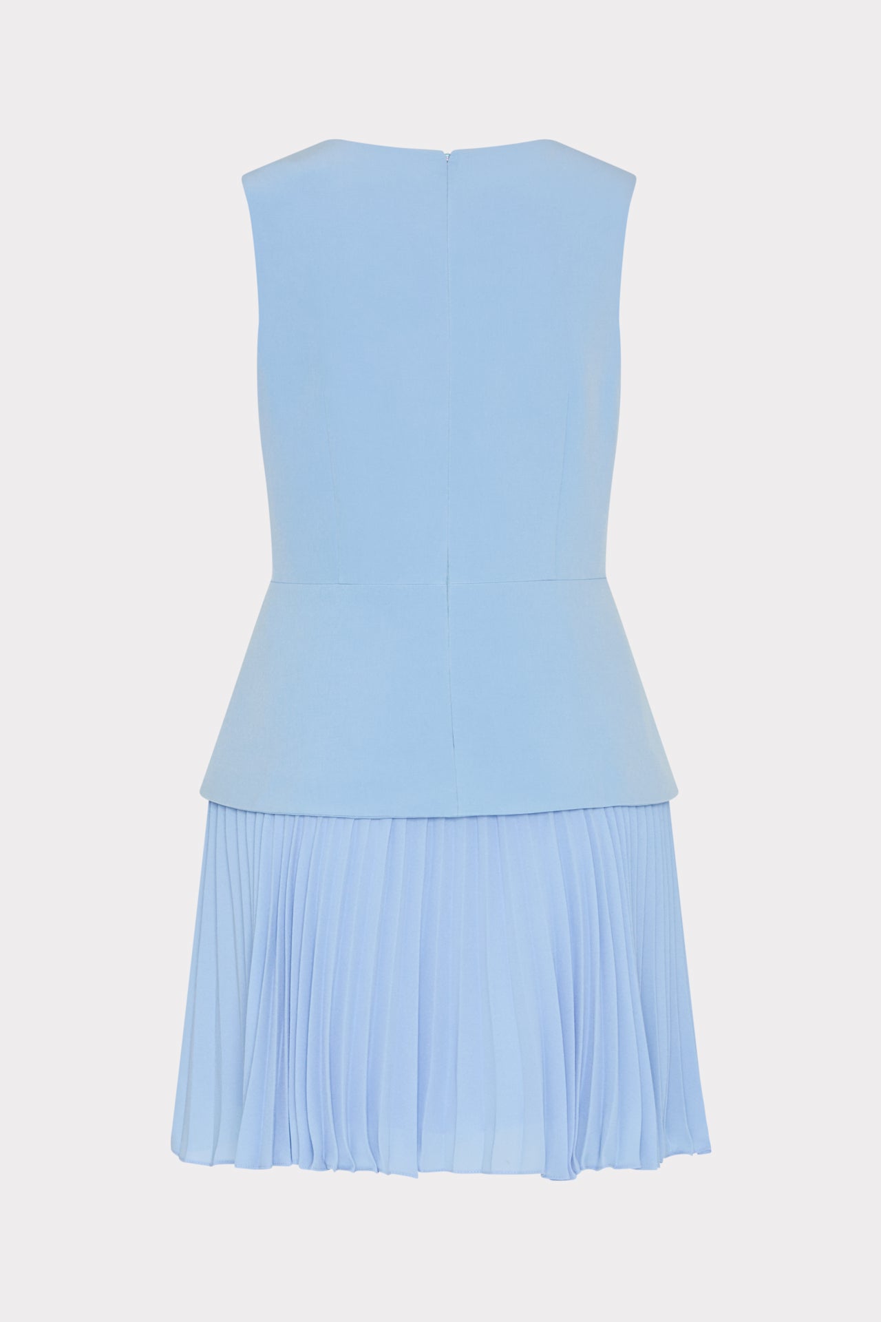 Haddy Pleated Mini Dress - Blue