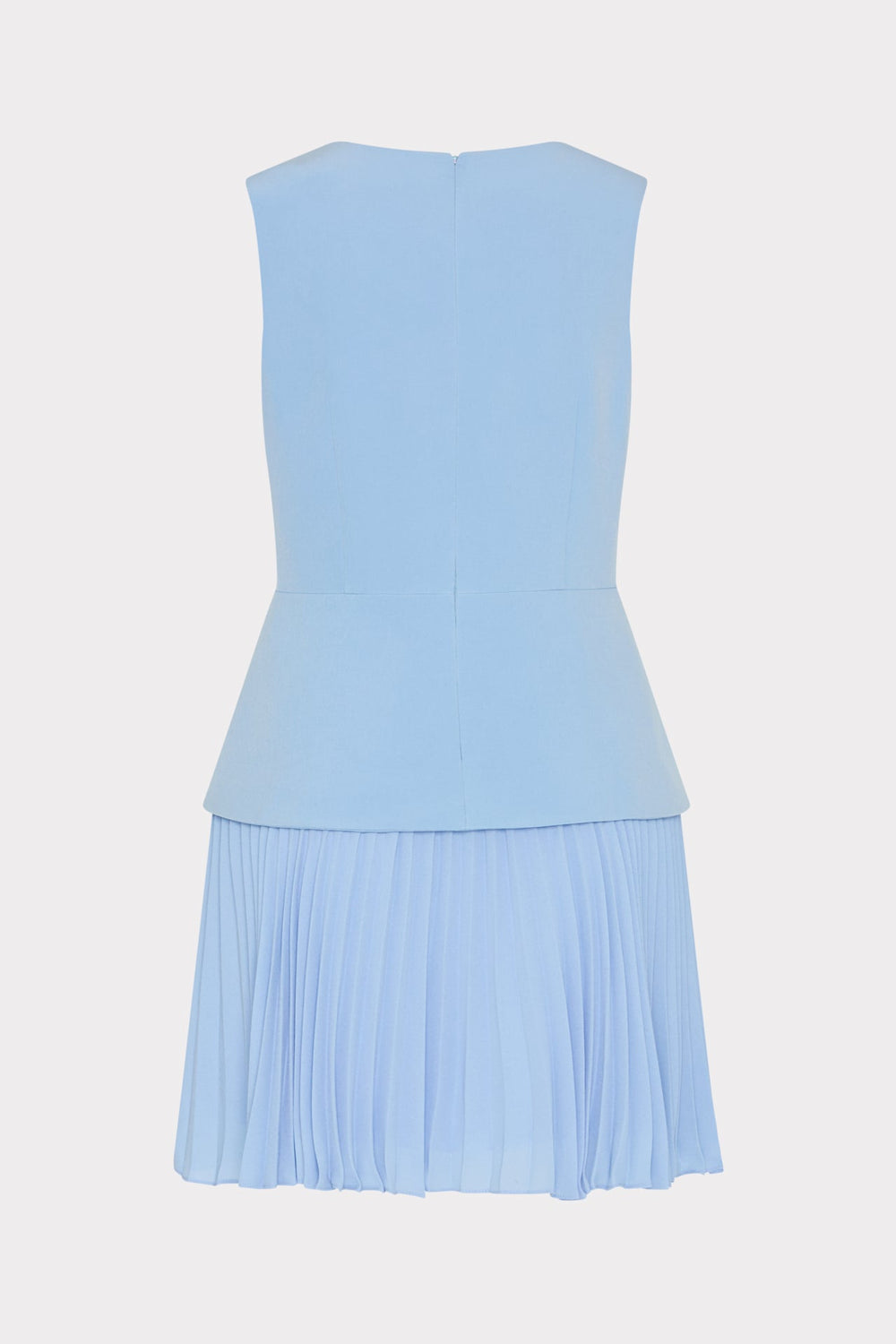 Haddy Pleated Mini Dress - Blue
