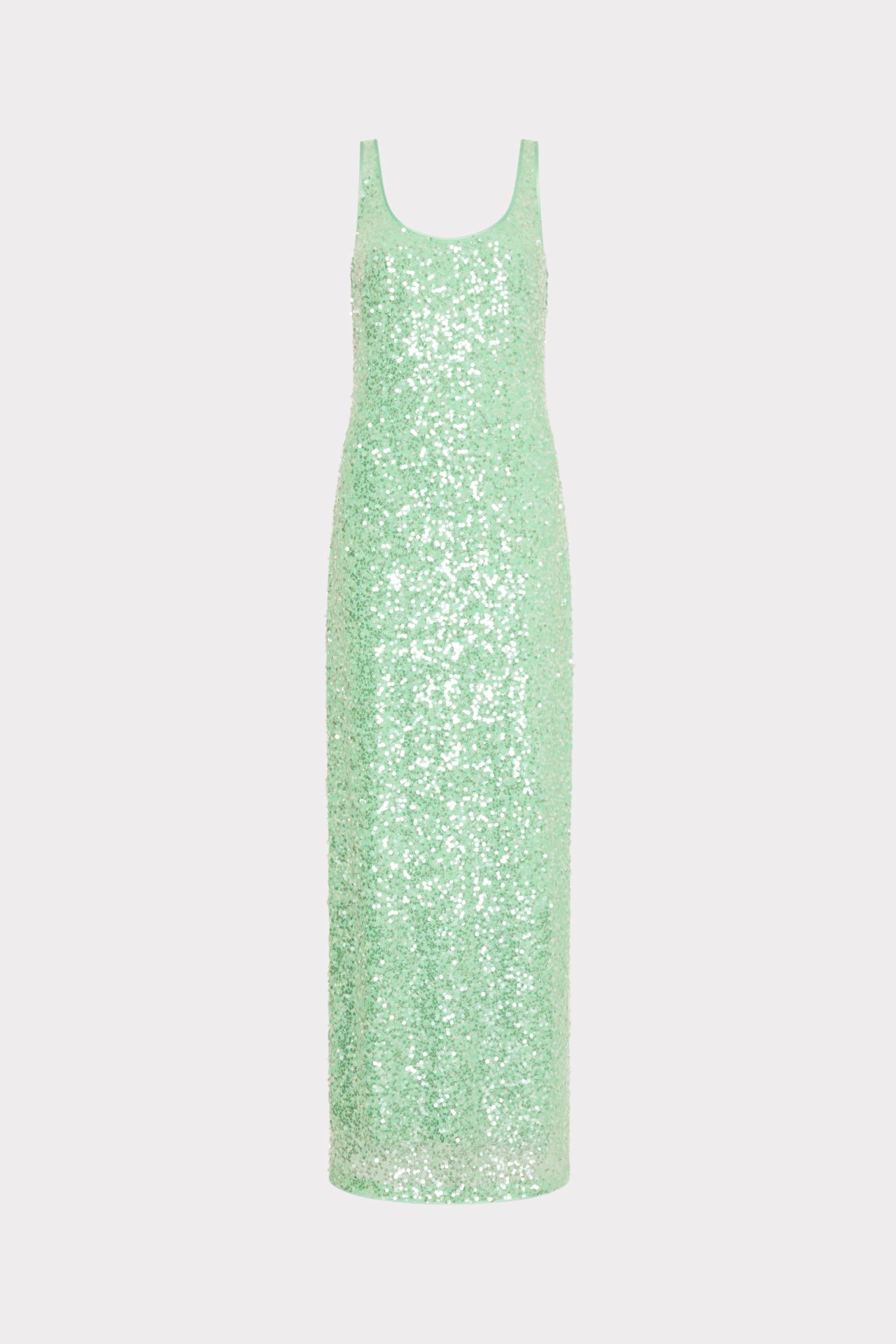 Tatum Stretch Sequins Maxi Dress - Green