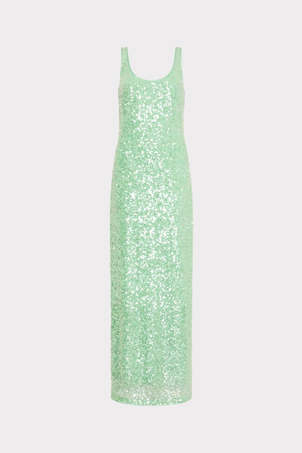 Tatum Stretch Sequins Maxi Dress - Green