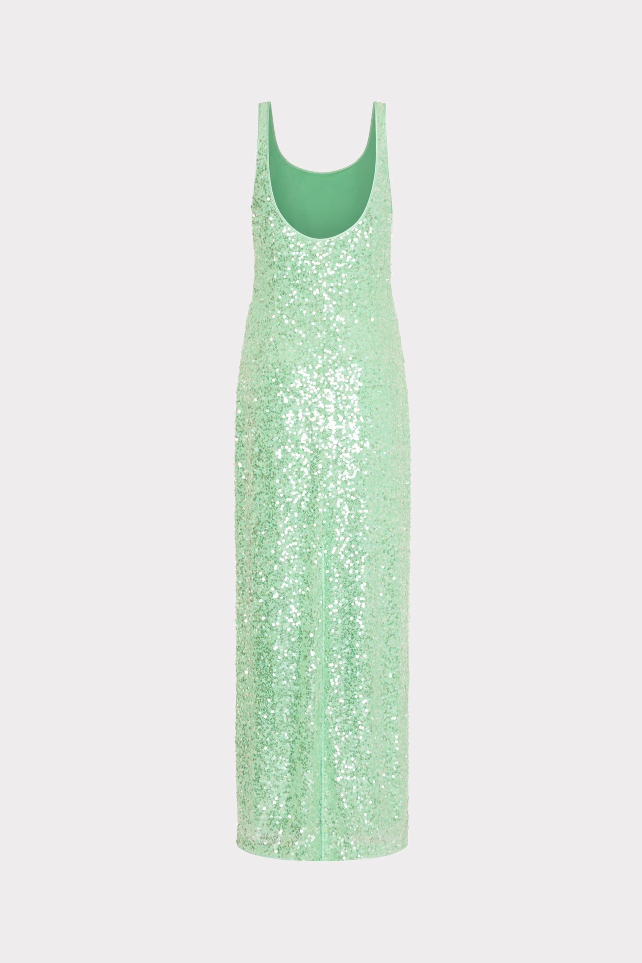 Tatum Stretch Sequins Maxi Dress - Green