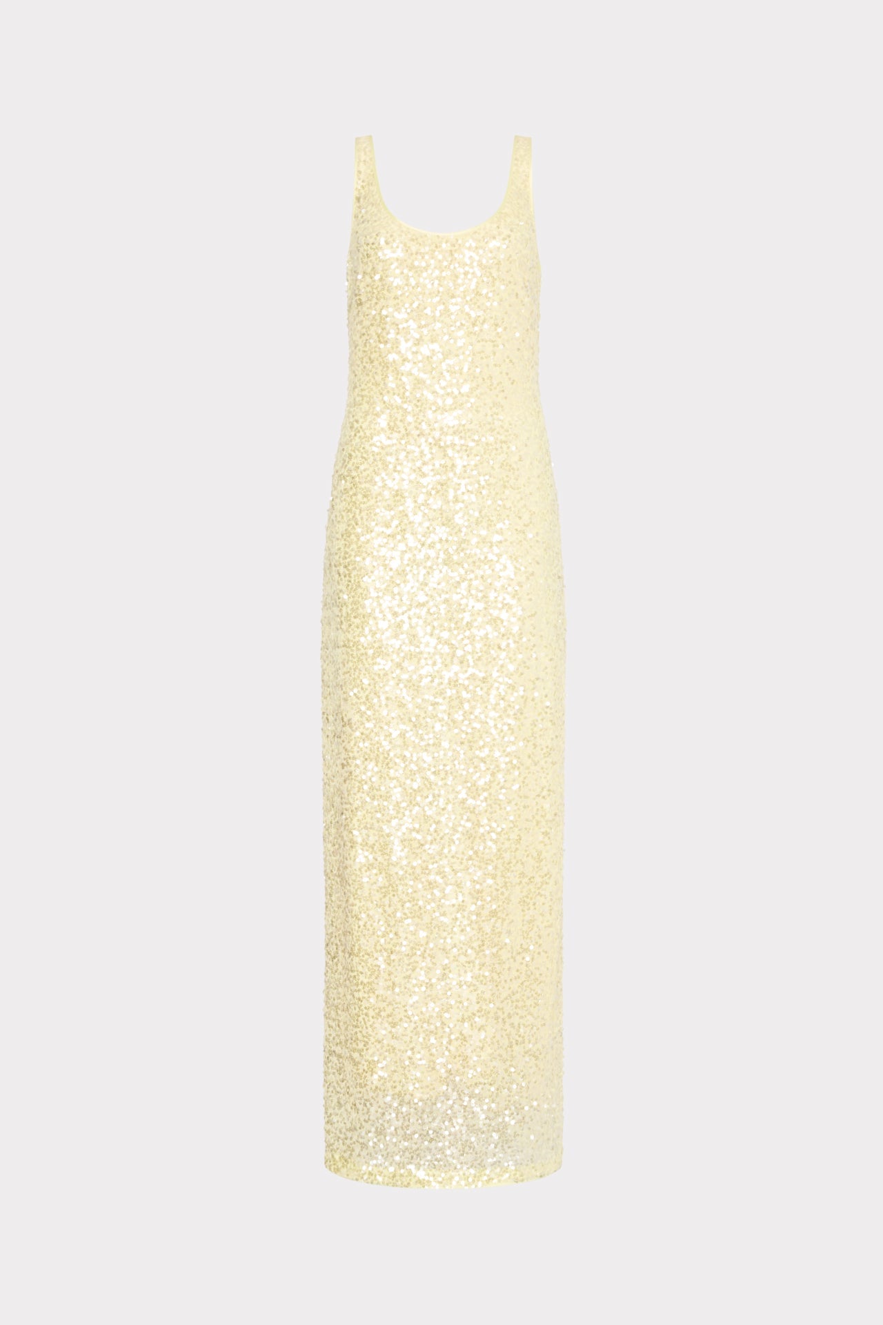 Tatum Stretch Sequins Maxi Dress - Yellow